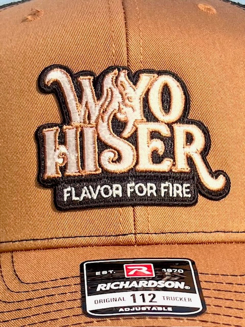 WYO 112 TRUCKER HAT  Caramel / Black