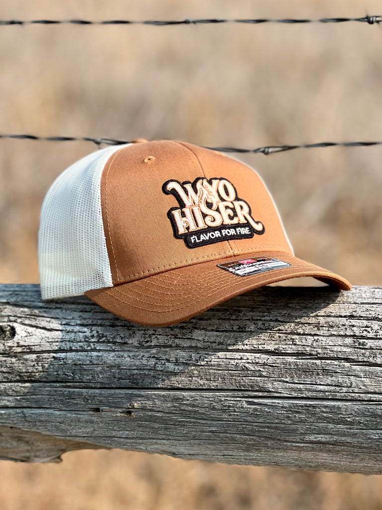 WYO 115 TRUCKER HAT  Caramel / Birch